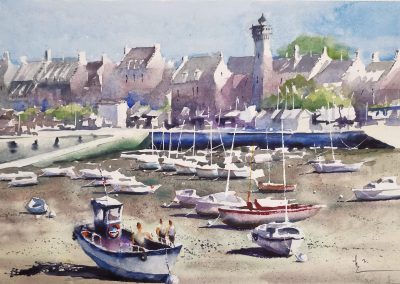 2022 2nd International Watercolour Exhibition in Fremantle- Seaside village, France