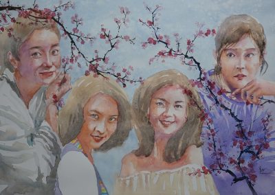 2023 SWS Exhibition - Four Beauties